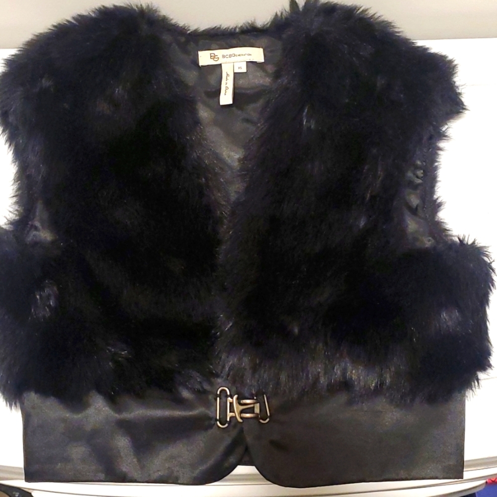 BCBGeneration fur vest